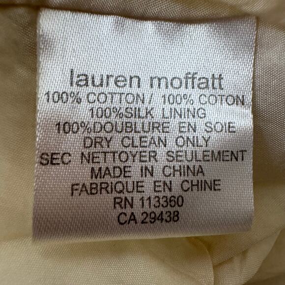 Lauren Moffatt Preppy Wide Stripe Studded 3/4 Sleeve Tunic Blouse Size S - Picture 6 of 6